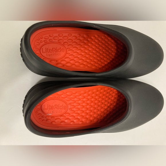 Women's Neria pro II Lite Ride Work Clog By Crocs Black Size W 9 - Picture 5 of 6